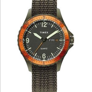 TIMEX - NAVI LAND 38MM FABRIC STRAP WATCH